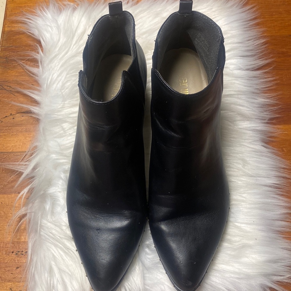 Black booties by Bar III